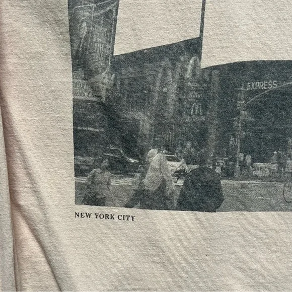 Jay-Z 4:44 Tour - Long Sleeve Crewneck T-Shirt Beige - Size Large